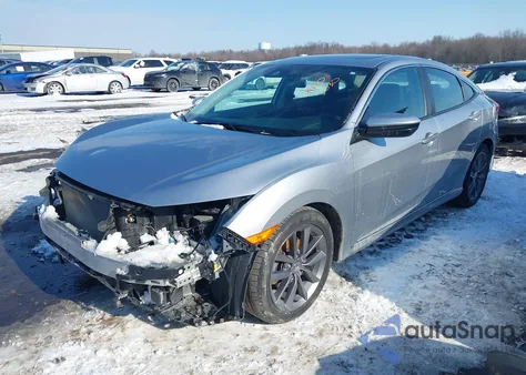 2020 Honda Civic Ex z USA, uszkodzony, nr VIN 19XFC1F36LE024257